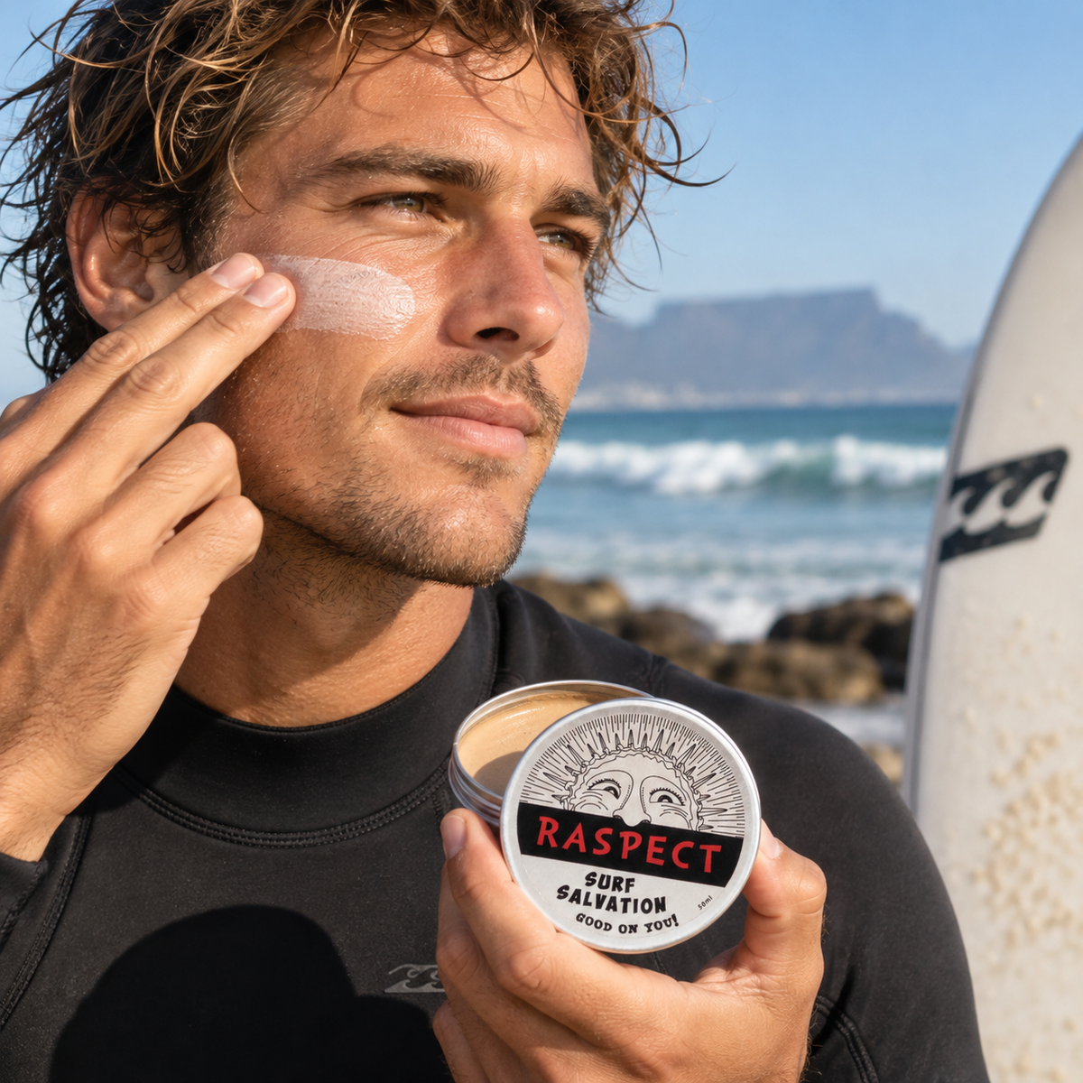 RAspect Surf Salvation Sunscreen (45g) - waterproof, mineral, natural & nourishing sunscreen.