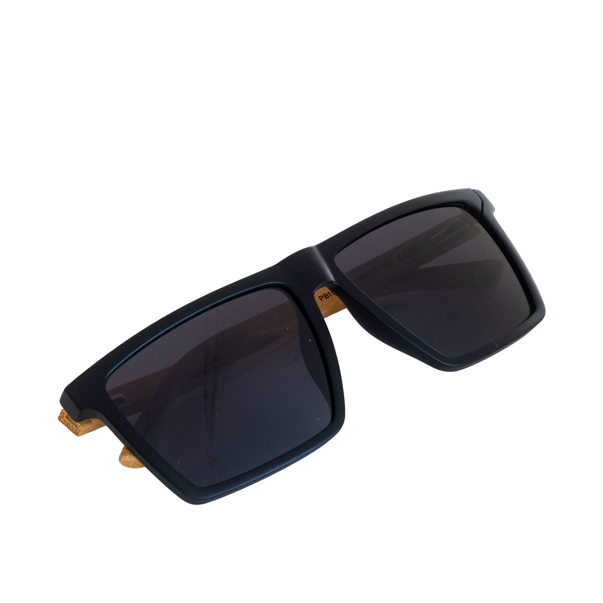 Lundun Polarised Sunglasses - Bamboo Flat Top