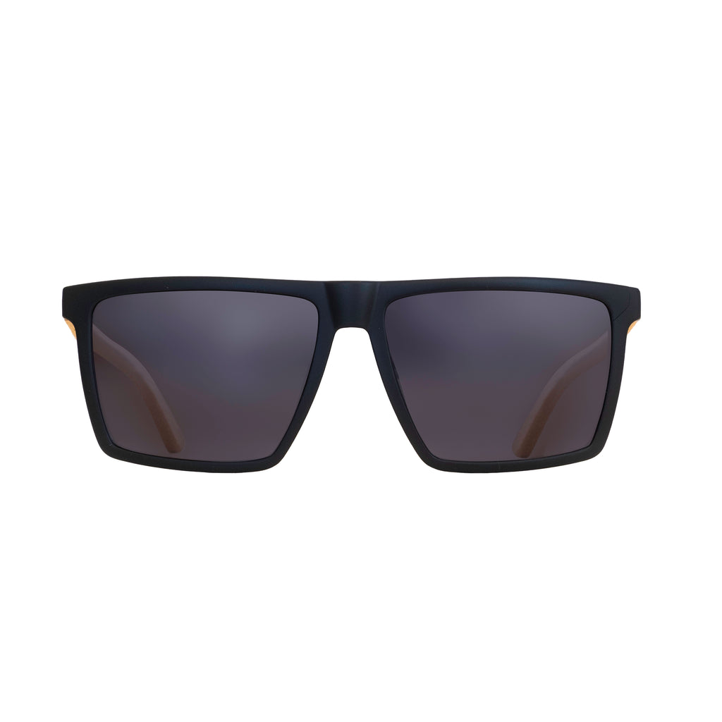 Lundun Polarised Sunglasses - Bamboo Flat Top