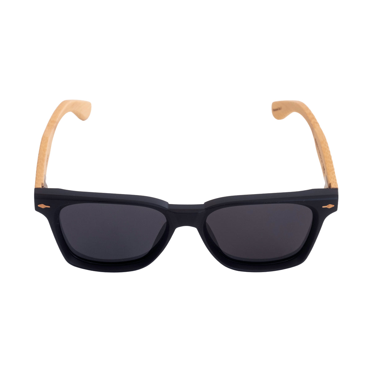 Lundun Polarised Sunglasses - Bamboo Flat Top