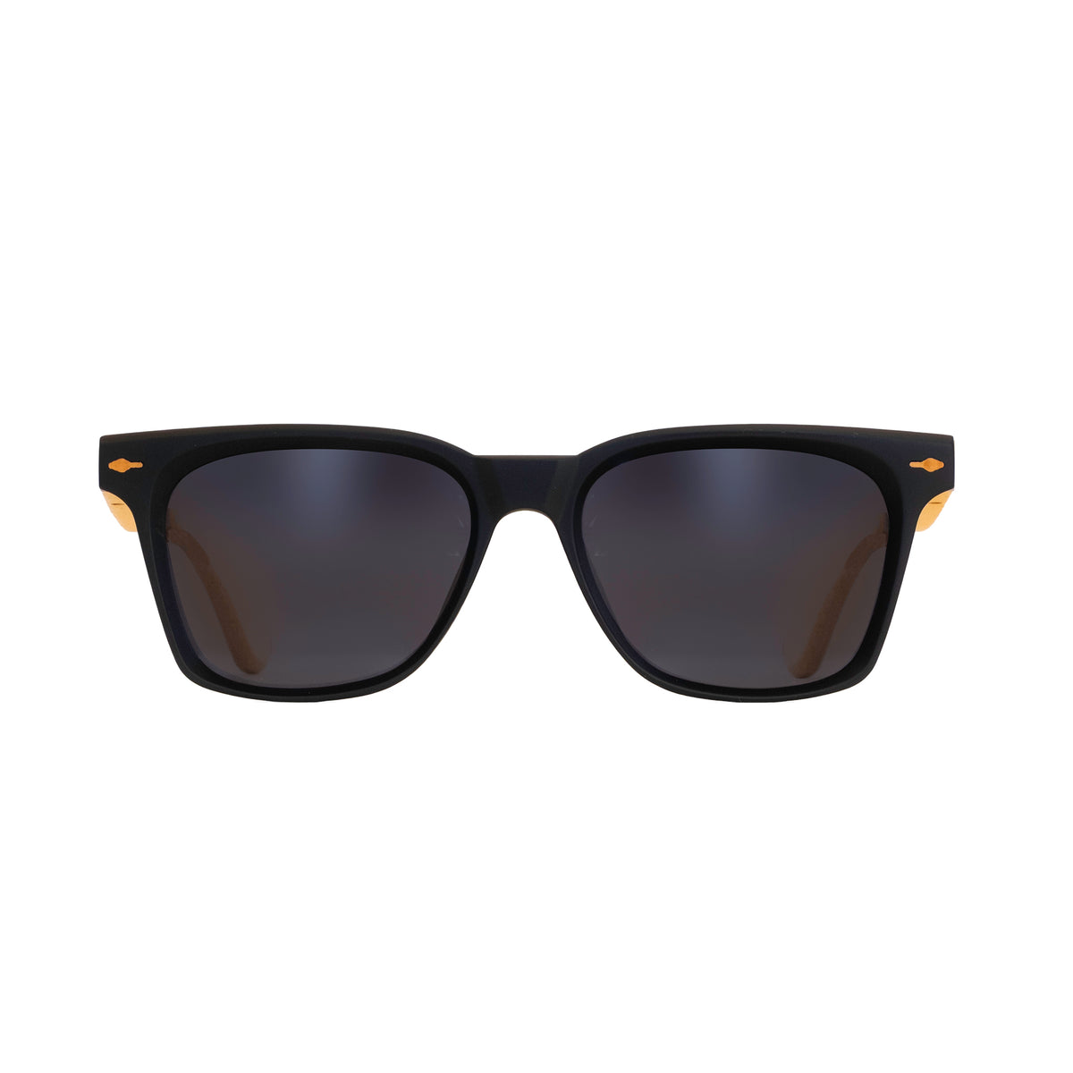 Lundun Polarised Sunglasses - Bamboo Flat Top