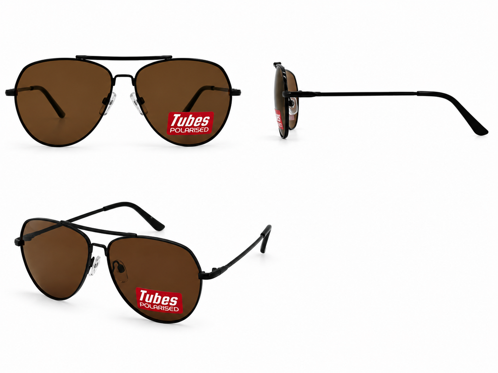 Tubes RIFLES Polarised Sunglasses – Unisex Lightweight Outdoor Sunglasses
