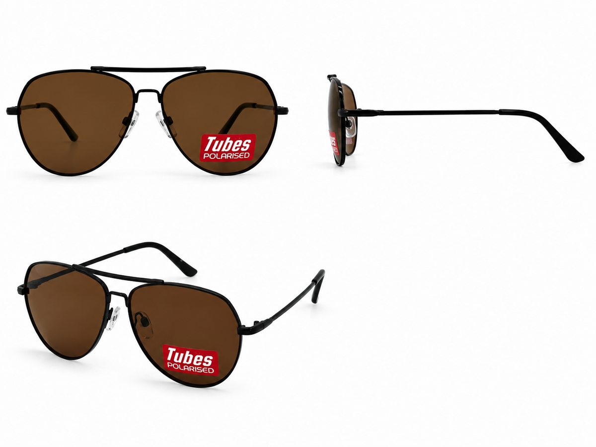 Tubes RIFLES Polarised Sunglasses – Unisex Lightweight Outdoor Sunglasses