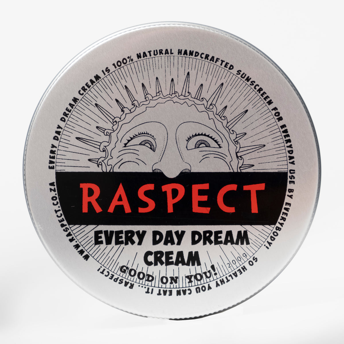 RAspect Every Day Dream Cream (200g) - A reef safe, natural, nourishing & protective daily face cream