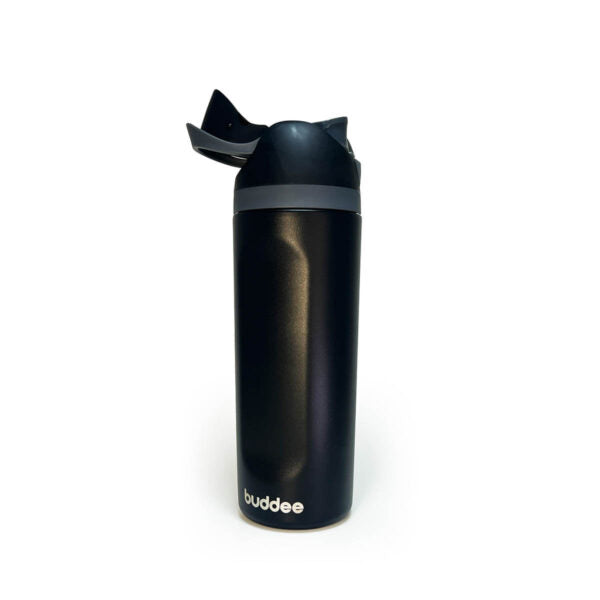 Buddee Bottle 600ml Dual Sip® leak proof & insulated double-walled bottle with built-in straw