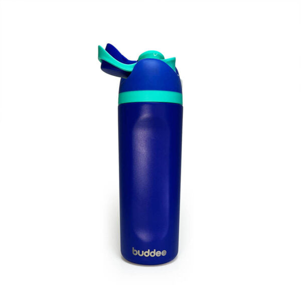 Buddee Bottle 600ml Dual Sip® leak proof & insulated double-walled bottle with built-in straw