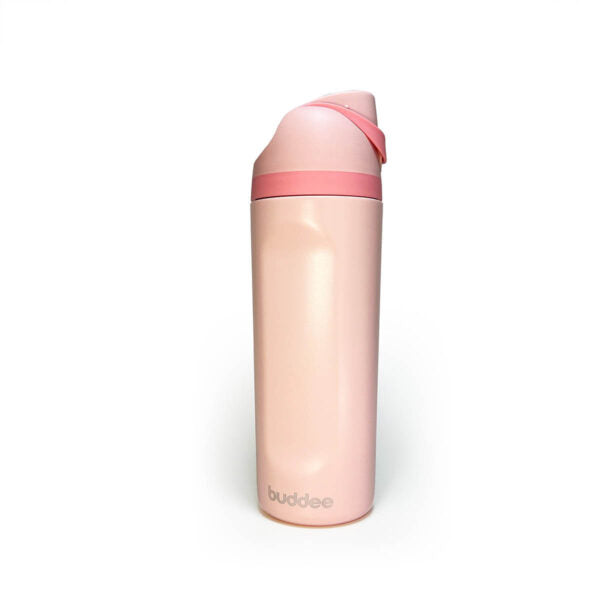Buddee Bottle 600ml Dual Sip® leak proof & insulated double-walled bottle with built-in straw