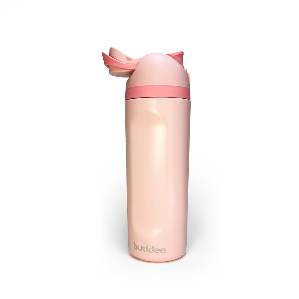 Buddee Bottle 600ml Dual Sip® leak proof & insulated double-walled bottle with built-in straw