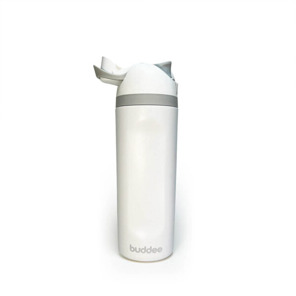 Buddee Bottle 600ml Dual Sip® leak proof & insulated double-walled bottle with built-in straw