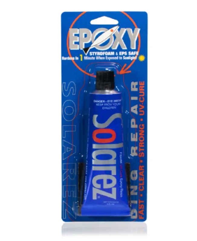 Solarez Epoxy Surfboard Ding Repair Resin 0.5 oz or 2 oz