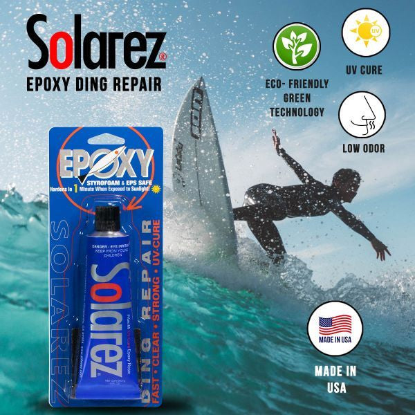 Solarez Epoxy Surfboard Ding Repair Resin 0.5 oz or 2 oz