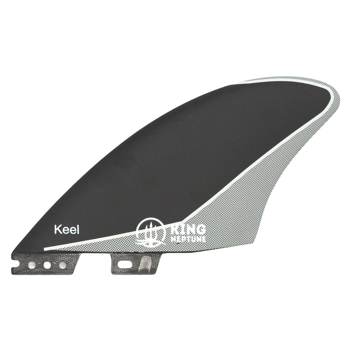 large keel fins twin fish surfboard setup