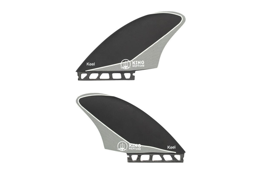 twin keel fins fish surfboard setup