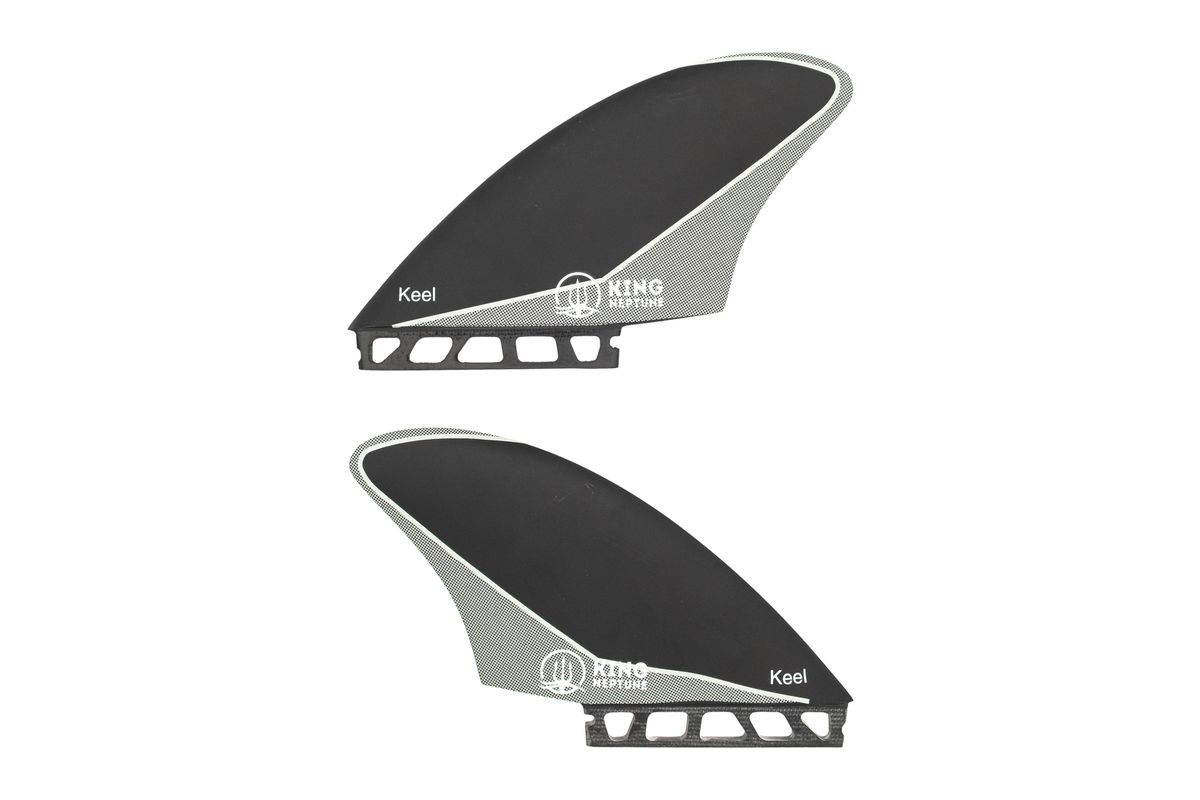 twin keel fins fish surfboard setup